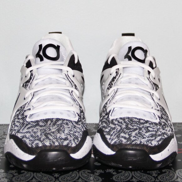 Nike KD 15 White Black Speckled Basketball Shoes Mens 10 - Picture 4 of 6